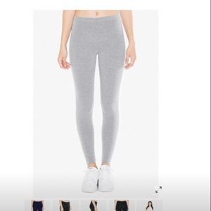 American Apparel cotton leggings - made in LA!